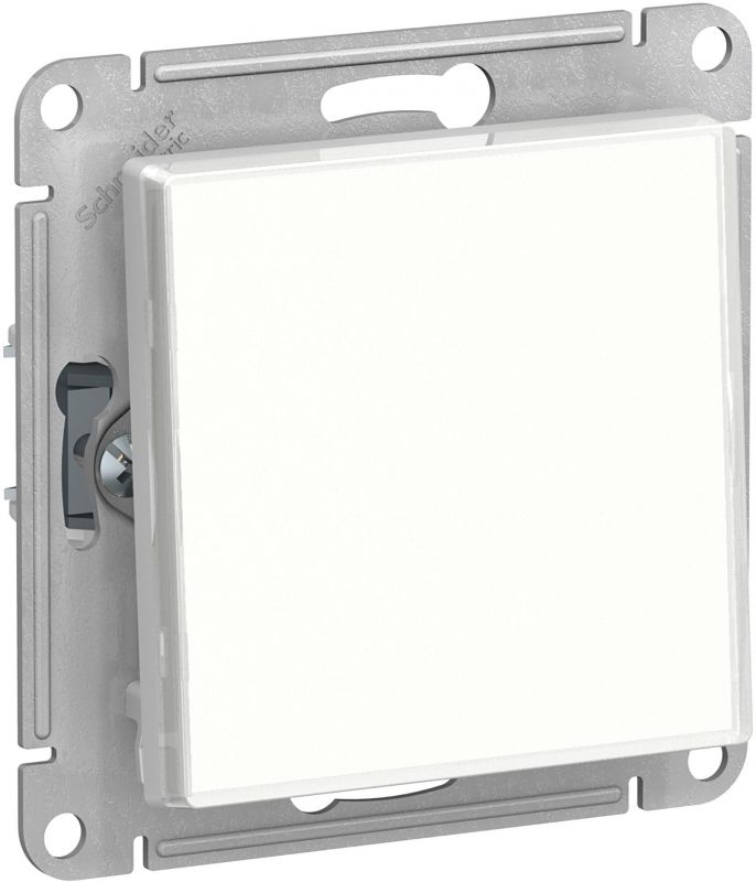 Одноклавишный выключатель Schneider Atlas Design Art (белый)