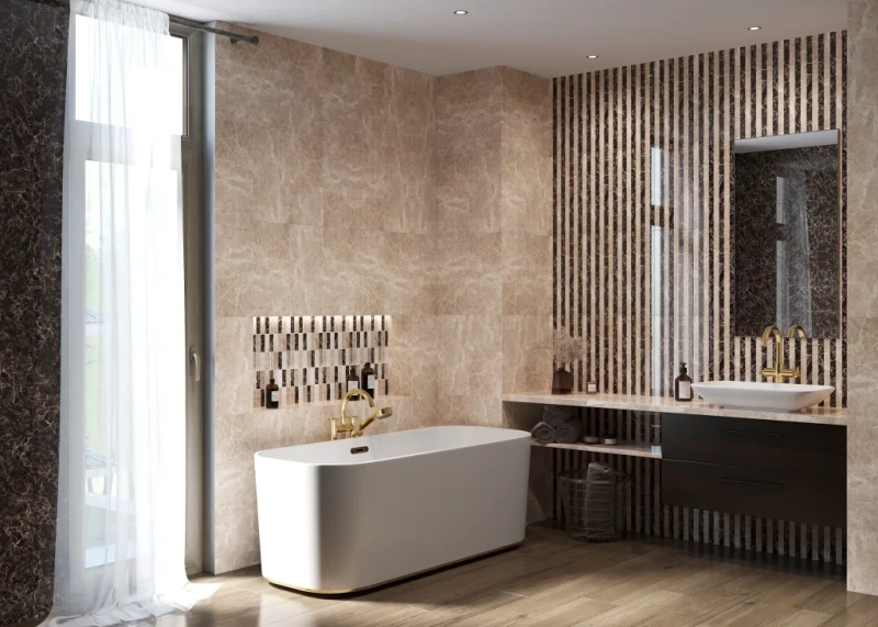 Вставка Creto Tessitura 25х50